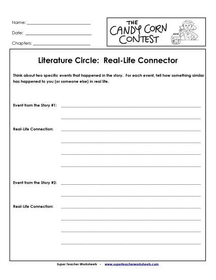 Literature Circles - Literature Circles: Real-Life Connector Literature Circles - Literature Circles: Real-Life Connector