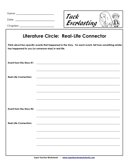 Literature Circles - Literature Circles: Real-Life Connector