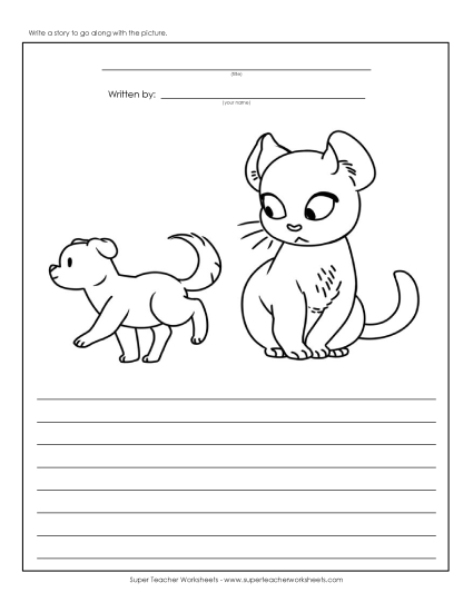 Story Pictures - Little Dog, Big Cat Story Pictures - Little Dog, Big Cat