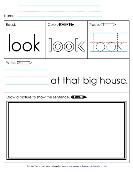 Individual Sight Words - Look (Sight Word) Individual Sight Words - Look (Sight Word)