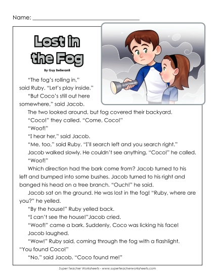 Fiction - Lost in the Fog Fiction - Lost in the Fog