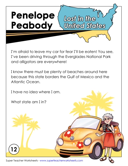 Mystery State Activities - Lost in USA: Florida Mystery State Activities - Lost in USA: Florida