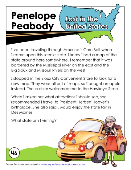 Mystery State Activities - Lost in USA: Iowa Mystery State Activities - Lost in USA: Iowa