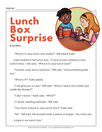 Fiction - Lunch Box Surprise Fiction - Lunch Box Surprise