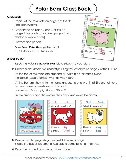 Writing Activities - Make a Class Book