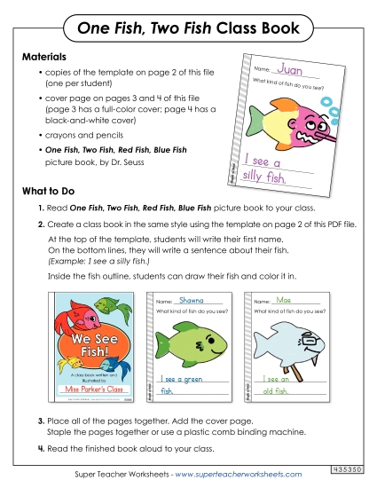 Class Projects - Make a Class Book