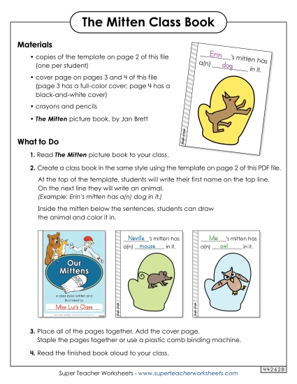 Class Projects - Make a Class Book