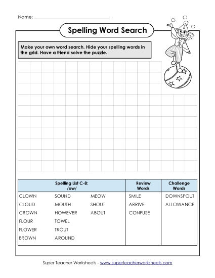 Worksheets - Make-a-Search (C-8) Worksheets - Make-a-Search (C-8)