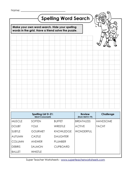 Worksheets - Make-a-Search (D-21) Worksheets - Make-a-Search (D-21)