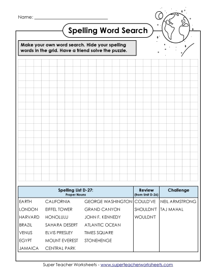 Worksheets - Make-a-Search (D-28) Worksheets - Make-a-Search (D-28)