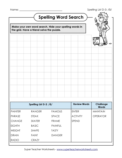 Worksheets - Make-a-Search (D-3) Worksheets - Make-a-Search (D-3)