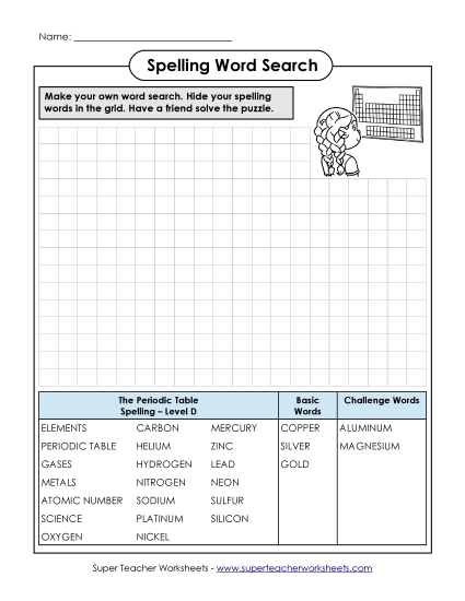 Worksheets and Activities - Make a Word Search Worksheets and Activities - Make a Word Search