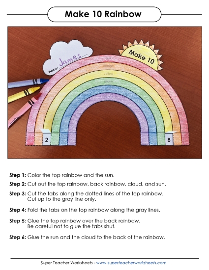 Craft - Making 10 Rainbow Craft Craft - Making 10 Rainbow Craft
