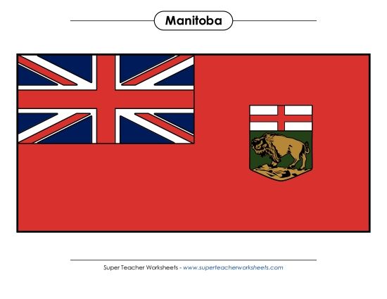 Maps - Manitoba Flag (Full Colour) Maps - Manitoba Flag (Full Colour)