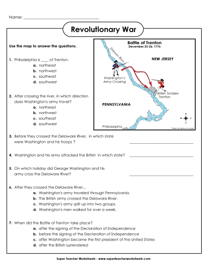 Maps - Map: Battle of Trenton Maps - Map: Battle of Trenton