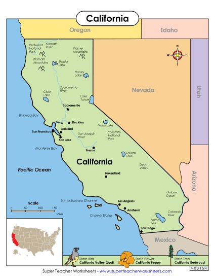 Maps - Map of California