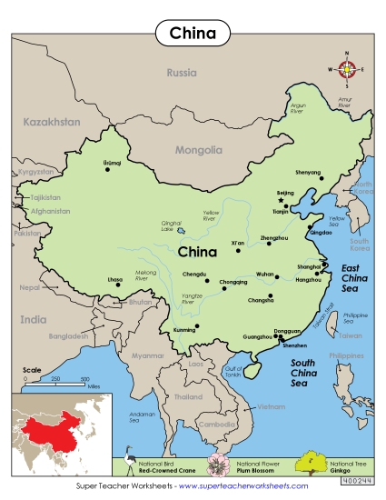 Maps - Map of China