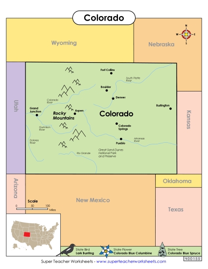 Maps - Map of Colorado Maps - Map of Colorado