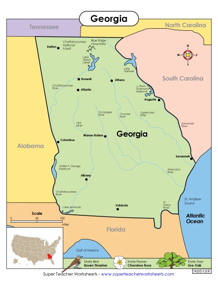 Maps - Map of Georgia Maps - Map of Georgia
