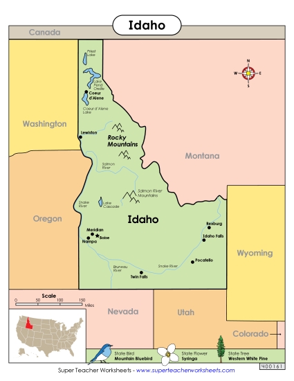 Maps - Map of Idaho Maps - Map of Idaho