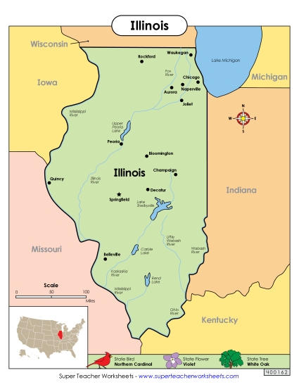 Maps - Map of Illinois Maps - Map of Illinois