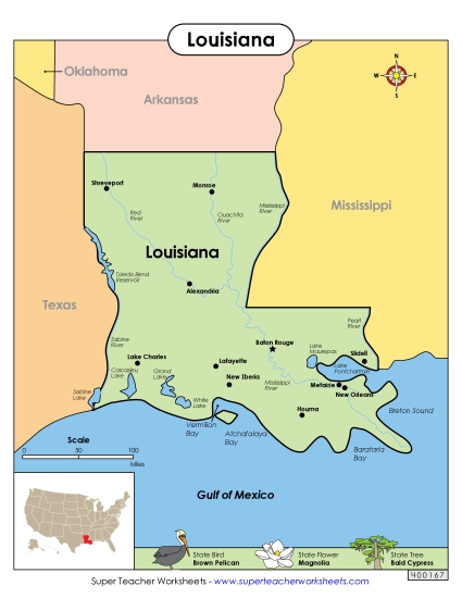 Maps - Map of Louisiana Maps - Map of Louisiana