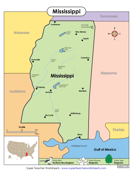 Maps - Map of Mississippi Maps - Map of Mississippi