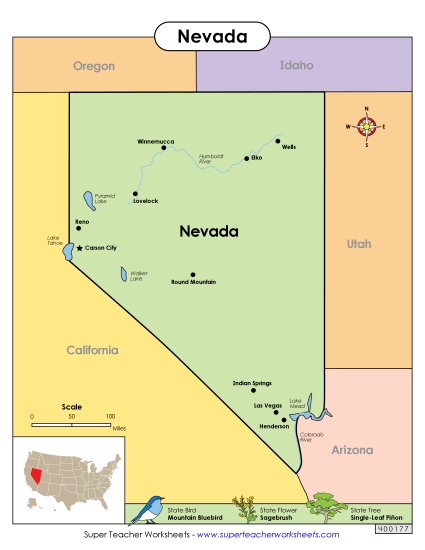 Maps - Map of Nevada Maps - Map of Nevada
