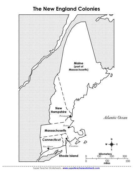 Maps - Map of New England Maps - Map of New England
