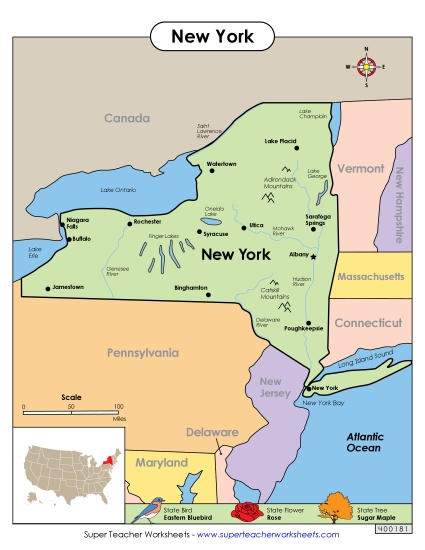 Maps - Map of New York