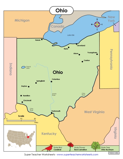 Maps - Map of Ohio