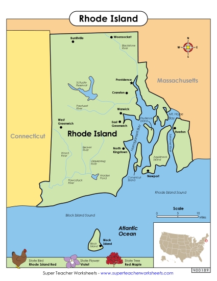 Maps - Map of Rhode Island Maps - Map of Rhode Island