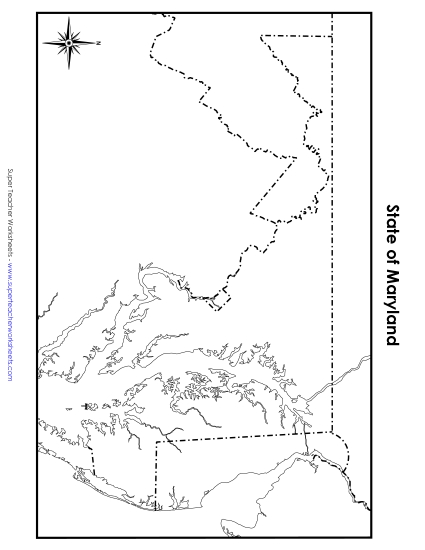 Maryland - Maryland Map (Blank) Maryland - Maryland Map (Blank)