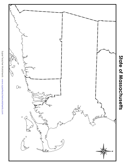 Maps - Massachusetts Map (Blank) Maps - Massachusetts Map (Blank)