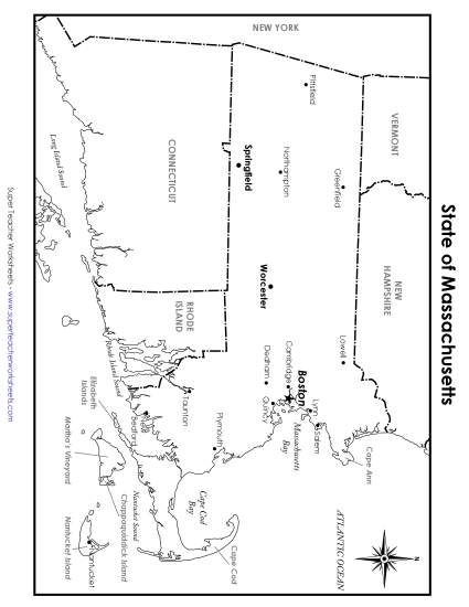 Maps - Massachusetts Map (Labeled) Maps - Massachusetts Map (Labeled)