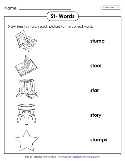 Worksheets - Matching Worksheet