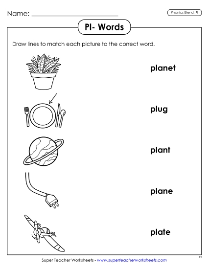Worksheets - Matching Worksheet