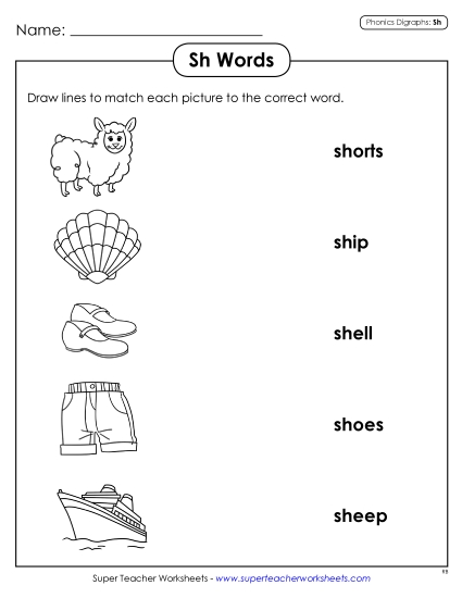 Worksheets - Matching Worksheet