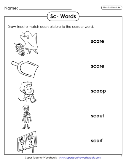 Worksheets - Matching Worksheet