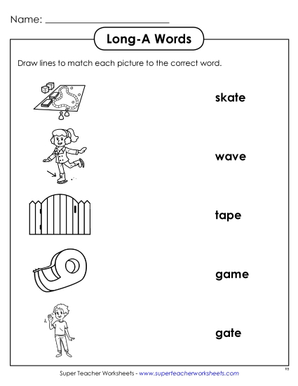 Worksheets - Matching Worksheet Worksheets - Matching Worksheet