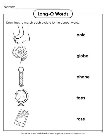 Worksheets - Matching Worksheet