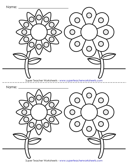 Monthly Sticker Charts - May Chart (Flowers) Monthly Sticker Charts - May Chart (Flowers)