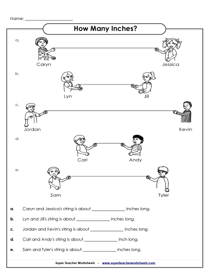 Nearest Inch - Measuring String - Nearest Inch Nearest Inch - Measuring String - Nearest Inch