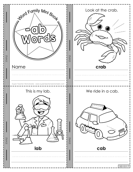 Worksheets - Mini-Book (-ab) Worksheets - Mini-Book (-ab)