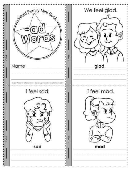 Worksheets - Mini-Book (-ad)