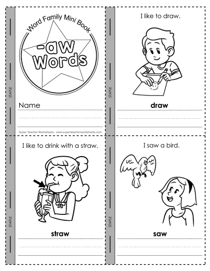 Worksheets - Mini-Book (-aw)