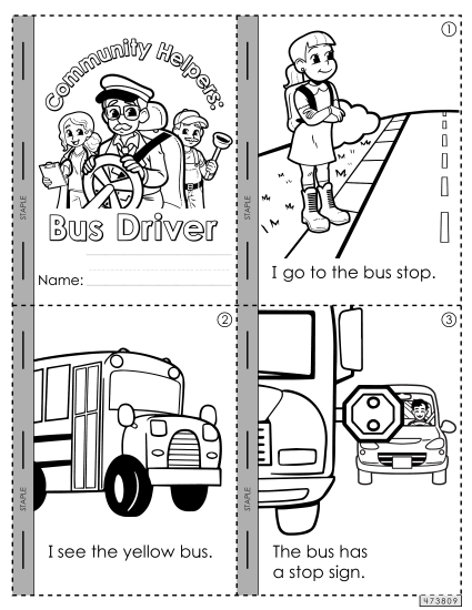 Mini Books - Mini-Book: Bus Driver