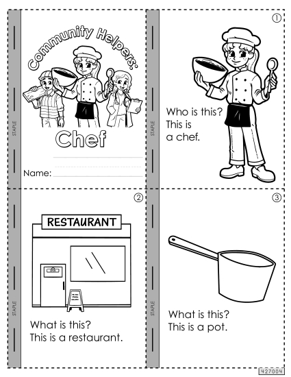 Mini Books - Mini-Book: Chef