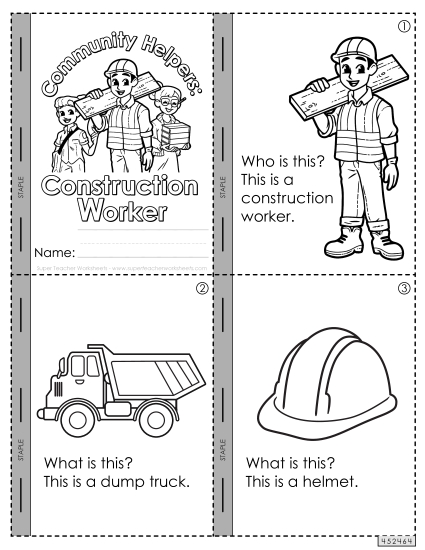 Mini Books - Mini-Book: Construction Worker