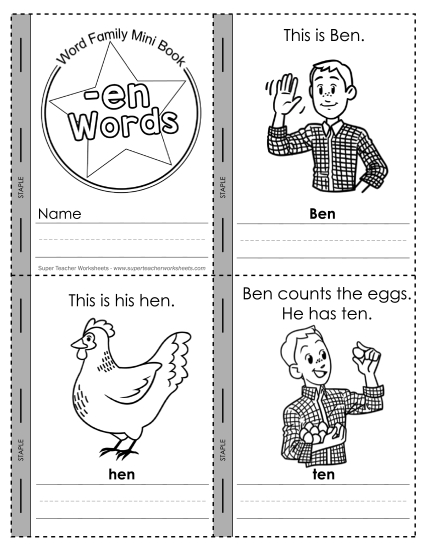 Worksheets - Mini-Book (-en)